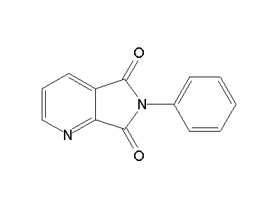 N-phenyl-2,3-pyridinedicarboximide structure