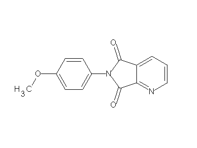 6-(4-methoxyphenyl)-5H-pyrrolo[3,4-b]pyridine-5,7(6H)-dione structure