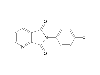 6-(4-chlorophenyl)-5H-pyrrolo[3,4-b]pyridine-5,7(6H)-dione structure
