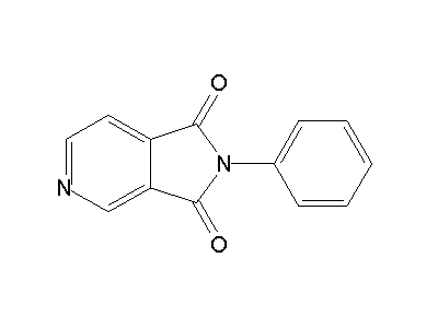 2-phenyl-1H-pyrrolo[3,4-c]pyridine-1,3(2H)-dione structure