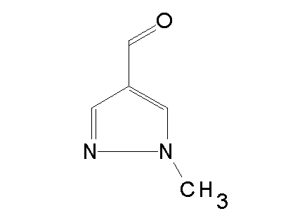 1-methyl-1H-pyrazole-4-carbaldehyde structure
