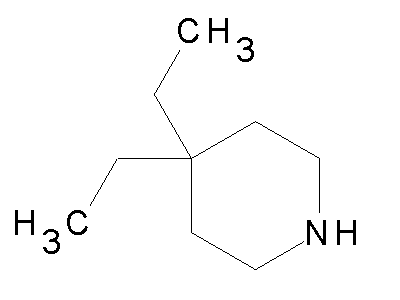 4,4-Diethylpiperidine structure