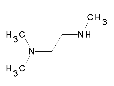 N1,N1,N2-trimethyl-1,2-ethanediamine structure