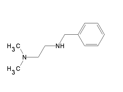 N1-benzyl-N2,N2-dimethyl-1,2-ethanediamine structure
