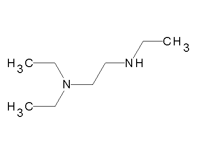 N1,N1,N2-triethyl-1,2-ethanediamine structure