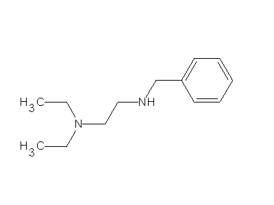 N1-benzyl-N2,N2-diethyl-1,2-ethanediamine structure