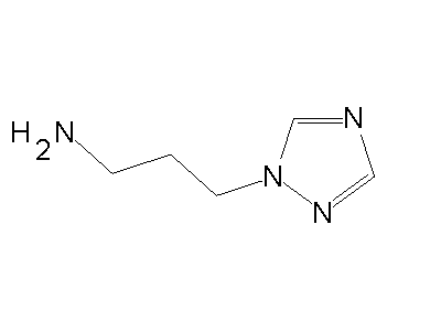 3-(1H-1,2,4-triazol-1-yl)propylamine structure