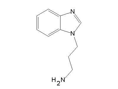3-(1H-benzimidazol-1-yl)propylamine structure