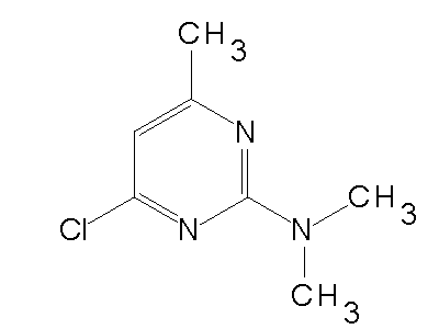4-chloro-N,N,6-trimethyl-2-pyrimidinamine structure