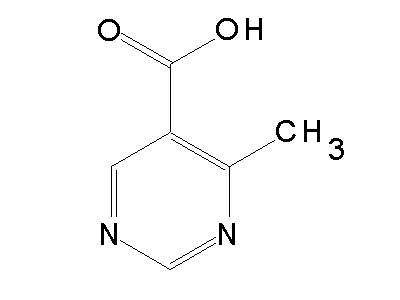4-Methyl-5-pyrimidinecarboxylic acid structure
