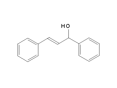 1,3-diphenyl-2-propen-1-ol structure