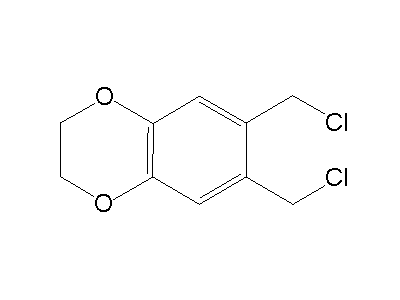 6,7-Bis(chloromethyl)-2,3-dihydro-1,4-benzodioxin structure