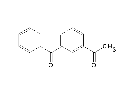 2-Acetylfluorenone structure