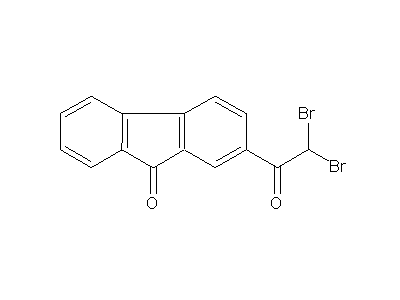 2-(Dibromoacetyl)-9H-fluoren-9-one structure