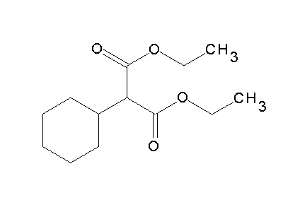 Diethyl 2-cyclohexylmalonate structure