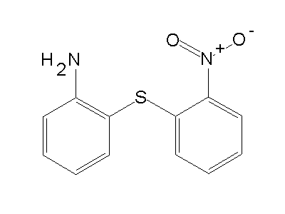 2-Amino-2'-nitrodiphenylsulfide structure