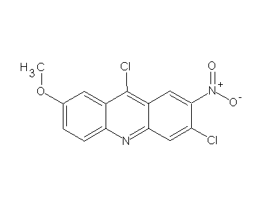 3,9-Dichloro-7-methoxy-2-nitroacridine structure