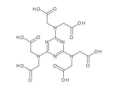 Melamine hexaacetic acid structure