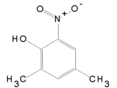 2,4-Dimethyl-6-nitrophenol structure