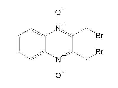 2,3-Bis(bromomethyl)quinoxaline 1,4-dioxide structure
