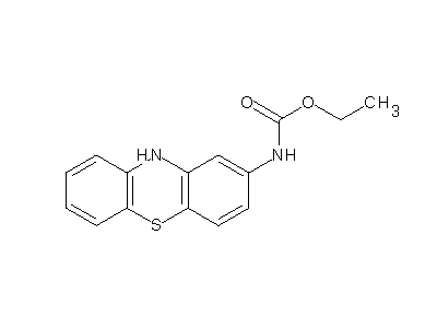 Ethyl 10H-phenothiazin-2-ylcarbamate structure