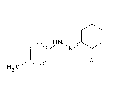 2-(p-Tolyl-Hydrazono)-Cyclohexanone structure