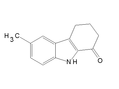 6-Methyl-2,3,4,9-tetrahydro-1H-carbazol-1-one structure