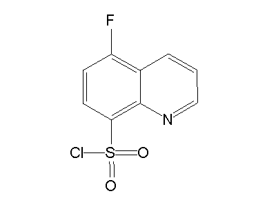 5-Fluoro-8-quinolinesulfonyl chloride structure