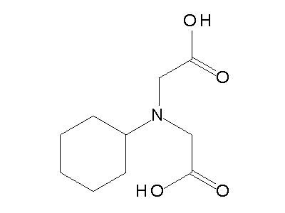 (Carboxymethyl-cyclohexyl-amino)-acetic acid structure