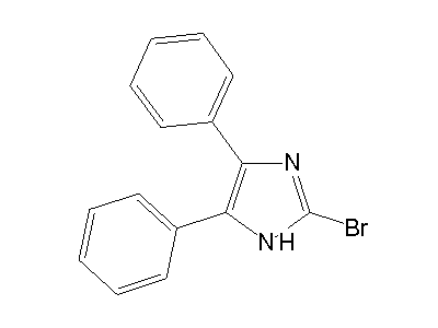 2-Bromo-4,5-diphenyl-1H-imidazole structure