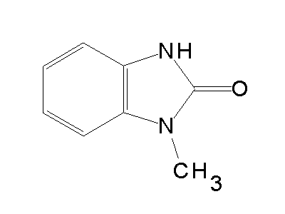 1-Methyl-1,3-dihydro-2H-benzimidazol-2-one structure