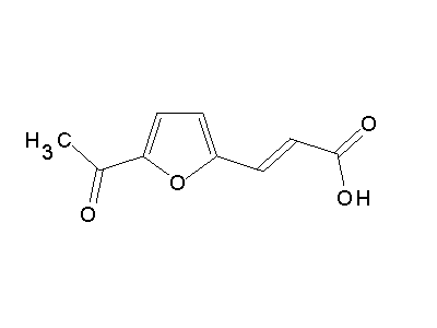 3-(5-Acetyl-2-furyl)acrylic acid structure