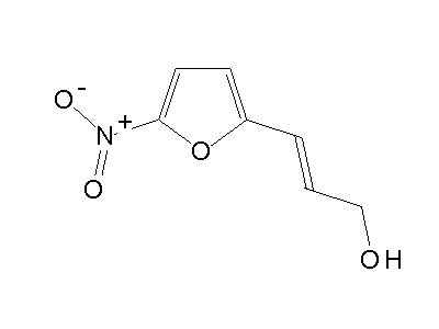 3-(5-Nitro-2-furyl)-2-propen-1-ol structure