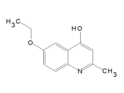 6-Ethoxy-2-methyl-4-quinolinol structure