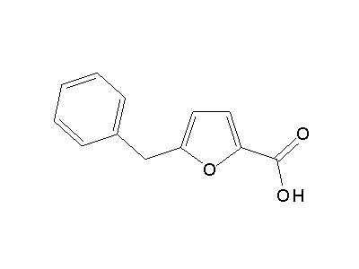 5-Benzyl-2-furoic acid structure