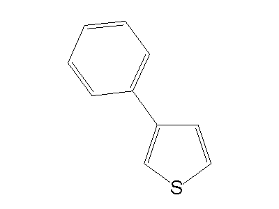 3-Phenylthiophene structure