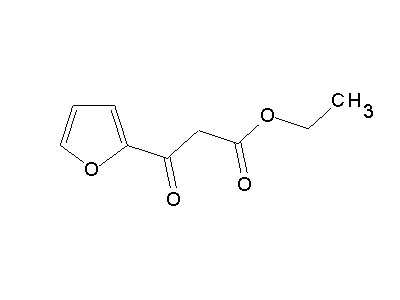 Ethyl 3-(2-furyl)-3-oxopropanoate structure
