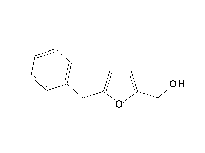 (5-Benzyl-2-furyl)methanol structure