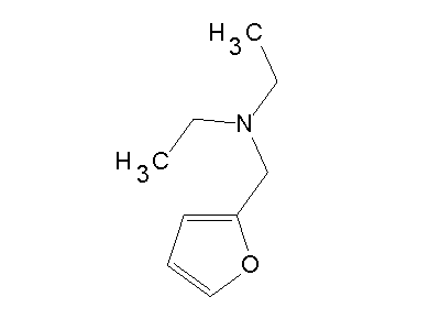 N-Ethyl-N-(2-furylmethyl)ethanamine structure