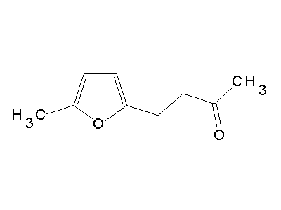4-(5-methyl-2-furyl)-2-butanone structure
