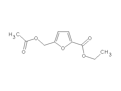 Ethyl 5-[(acetyloxy)methyl]-2-furoate structure