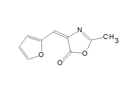 4-(2-Furylmethylene)-2-methyl-1,3-oxazol-5(4H)-one structure