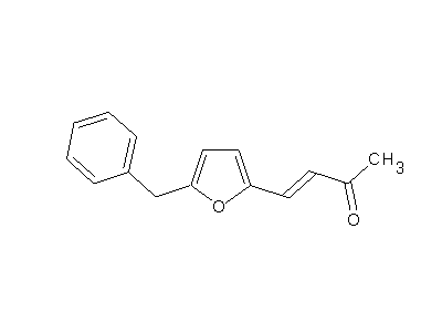 4-(5-Benzyl-2-furyl)-3-buten-2-one structure