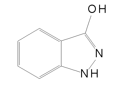 3-Hydroxyindazole structure