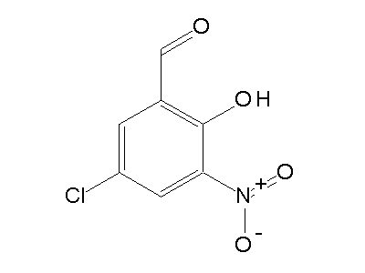 5-Chloro-2-hydroxy-3-nitrobenzaldehyde structure