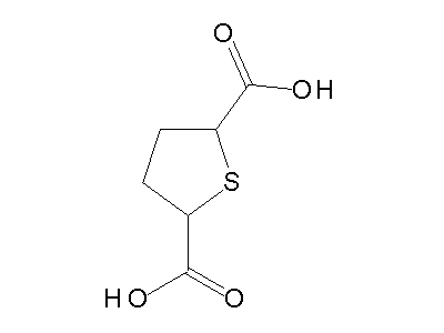 Thiolane-2,5-dicarboxylic acid structure