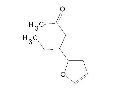 4-(2-Furyl)-2-hexanone structure