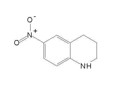 6-Nitro-1,2,3,4-tetrahydroquinoline structure