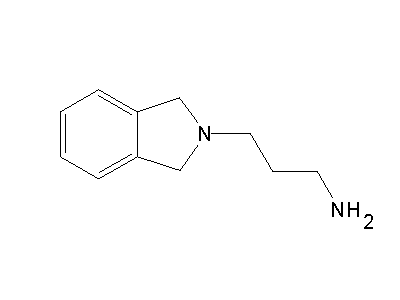 3-(1,3-dihydro-2H-isoindol-2-yl)-1-propanamine structure