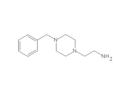 1-(2-Aminoethyl)-4-benzyl piperazine structure